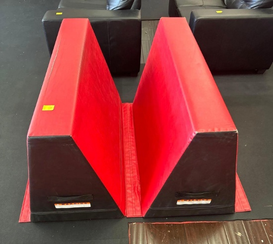 2 Smart Wedges Gym Mats for Tumbling, Gymnastics, Exercising, etc. - 30 inches tall - 2x Money