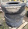 Pallet of 4 Misc. Tires 11? 22.5