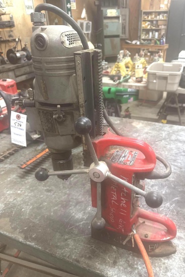 Milwaukee Magnetic Drill - Runs and Operates