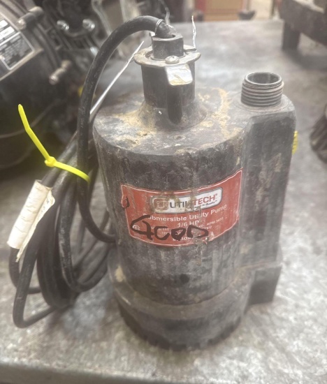 Utilitech Submersible Utility Pump - Works