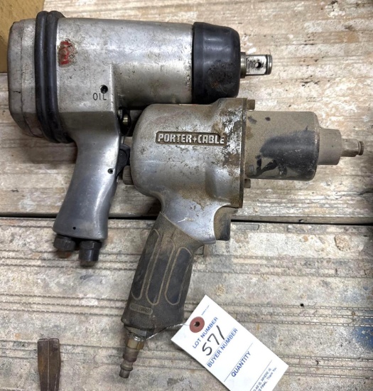 Lot of 2 Pneumatic Air Impact Tools