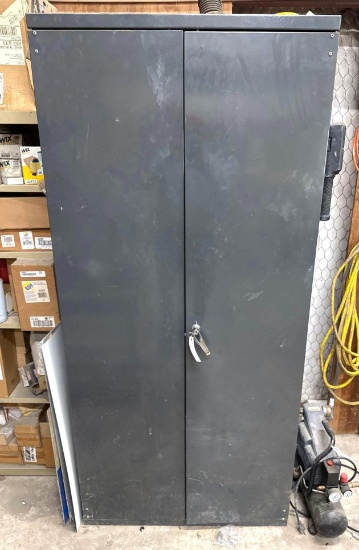 Storage Cabinet and Contents