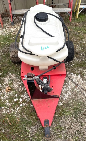 Pull Behind Small Utility Sprayer For Lawnmower