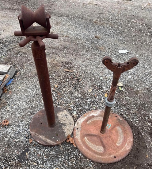 Lot of 2 Material Stands