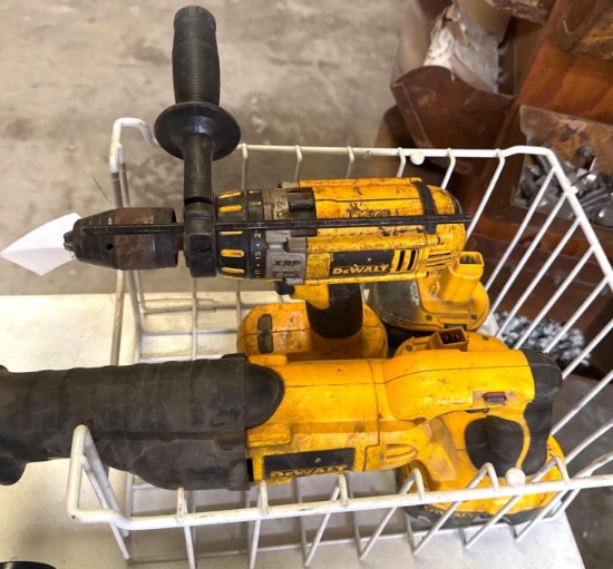 DeWalt Drill and Saw - All with Batteries - No Charger