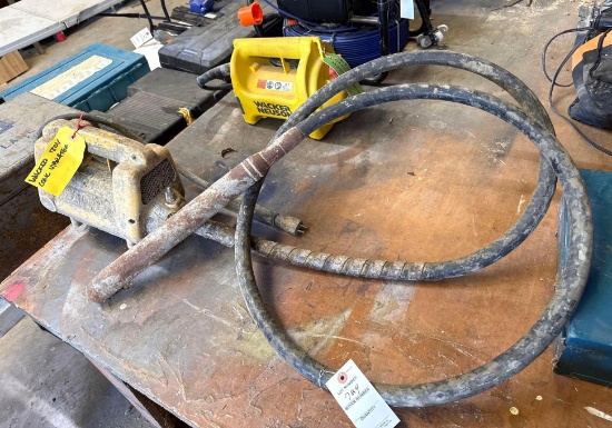 Wacker Cone Concrete Vibrator - Works - Trigger Sticks