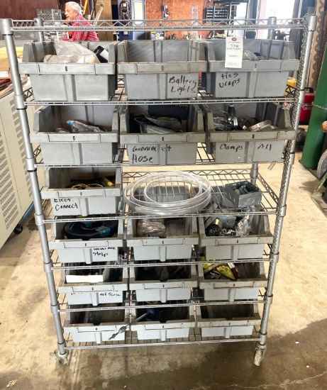 Shelf Unit with Misc. Contents