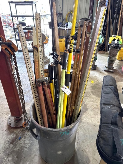 Lot of Misc. Grade Sticks and Laser Stands
