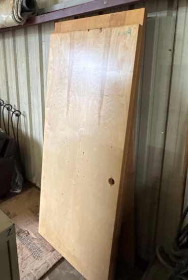 Lot of 4 Solid Wood Doors - Misc. Sizes