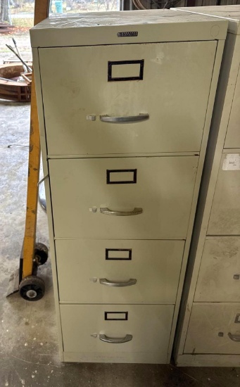 4 Drawer File Cabinet with Contents