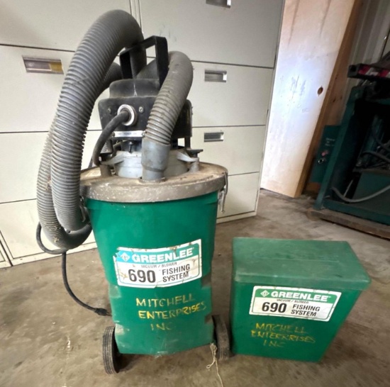 Greenlee 690 Vacuum/Blower Fishing System - Works