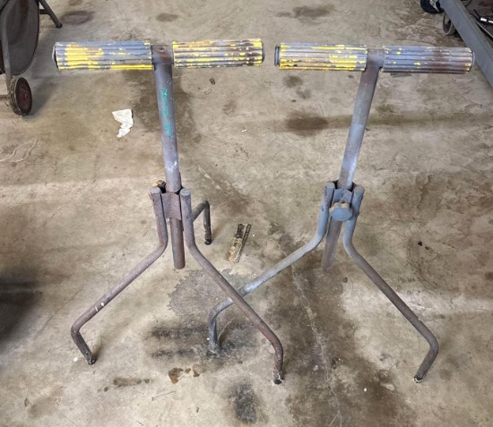 Lot of 2 Material Stands