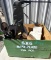 Crate of 2004 ish Jeep Wrangler Parts, Doors, Soft Top, and Lift Kit