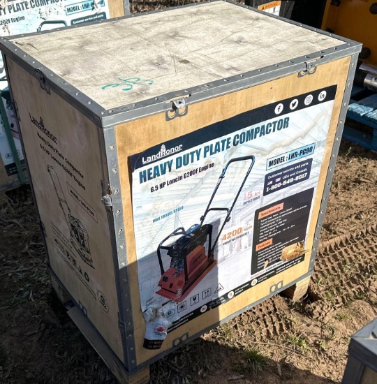 Heavy Duty Plate Compactor 6.5 hp - New
