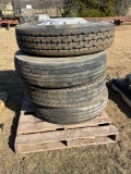 Lot of 4 Misc. Tires and Wheels