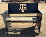 Texas A&M Garden Bench