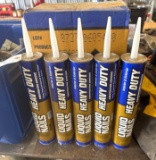 1 Case plus 5 Tubes of Liquid Nail Heavy Duty Adhesive