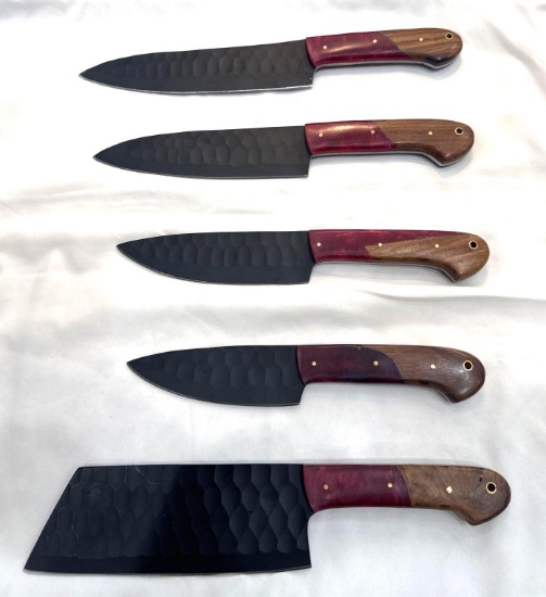 Set of 5 Custom Handmade Knives