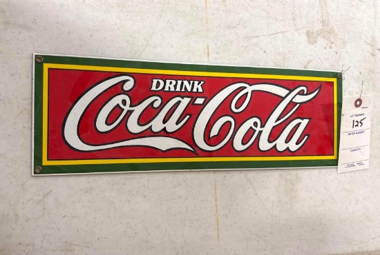 1-Sided Coca-Cola Porcelain Sign