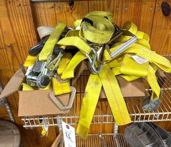 Lot of Assorted Ratchet Straps