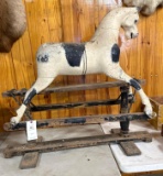 Late 1800's Antique Rocking Horse