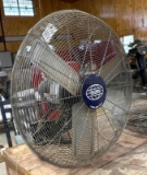 Global Industrial 24 inch Wall Mounted Oscillating Fan - Works