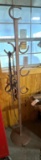 Metal Horseshoe Coat Rack