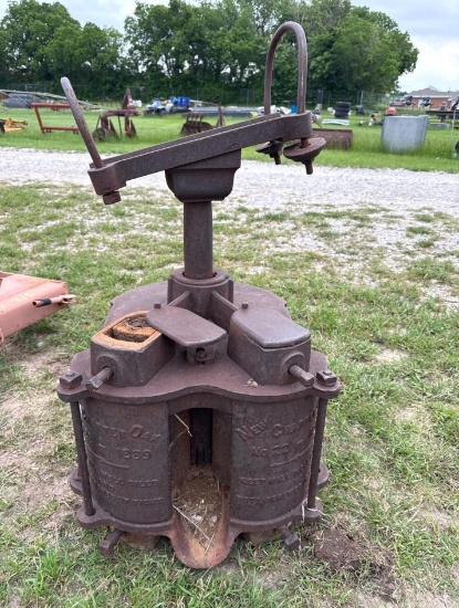 New Charter No. 22 - 1889 - An 1800's Antique Cane Press