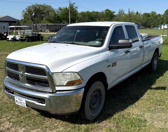 2012 Dodge Ram 2500 4-door Truck - 5.7 Hemi Motor - 266K miles - Runs & Drives - comes with Title