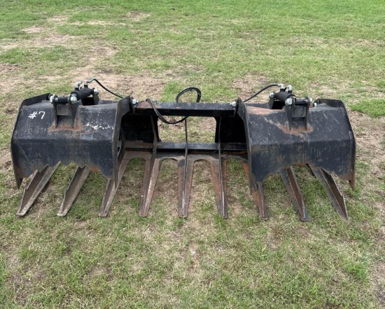 Skid Loader Grapple Bucket