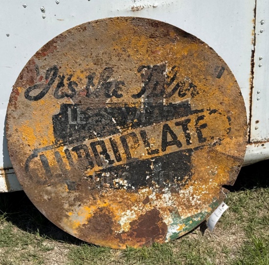 Double Sided Vintage Sign