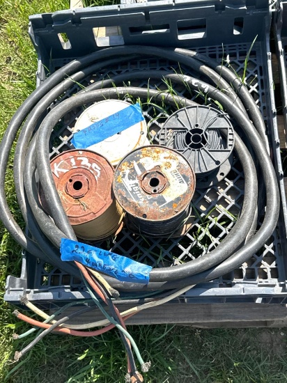 Crate of Misc. Wire