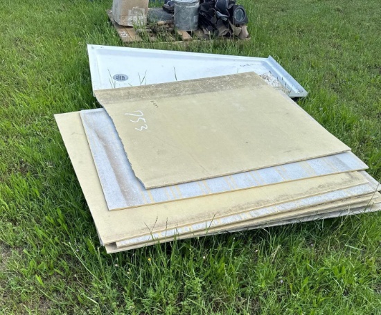 Pallet of Misc. Hardy Board