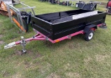 Small Single Axle 4x8 Trailer with Sides - Comes with Bill of Sale