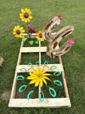 Pallet of Misc. Metal Yard Art