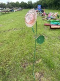 Decorative Flowers Made of Old Dishes and Glassware