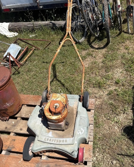 Vintage Craftsman Lawnmower