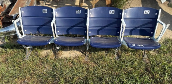 	Dallas Cowboys Stadium Seats - Set of Four Connected