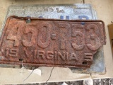 Stack of Misc. License Plates