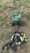 Lot of Misc. Safety Harnesses and Scotts Fertilizer Spreader