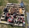 Pallet of Misc. Tools: Grinders, Sanders, Jacks, etc.