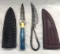 2 Custom Knives by MHS Cutlery
