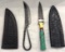 2 Custom Knives by MHS Cutlery