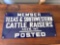 Porcelain Sign: Texas and Southwestern Cattle Raisers Association
