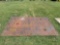 Piece of 1 inch Road Plate - 5 foot x 8 foot