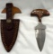 Custom Damascus Knife Made by MHS Cutlery