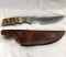 Custom Damascus Knife Made by MHS Cutlery
