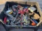 Tote of Misc. Tools: Wire Strippers, Screwdrivers, Sockets, etc.