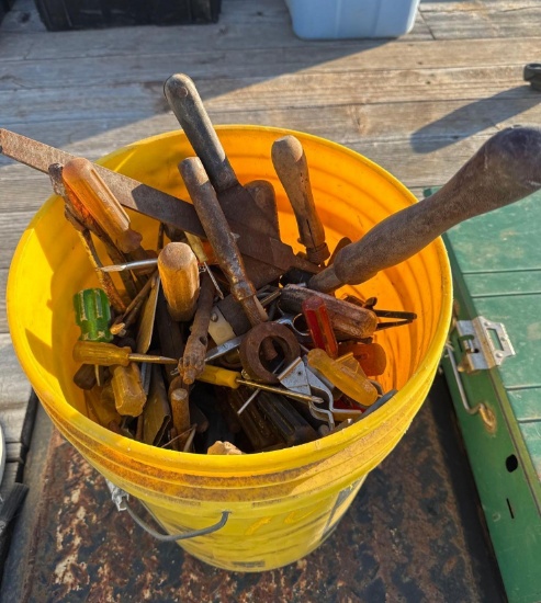Bucket of Misc. Tools