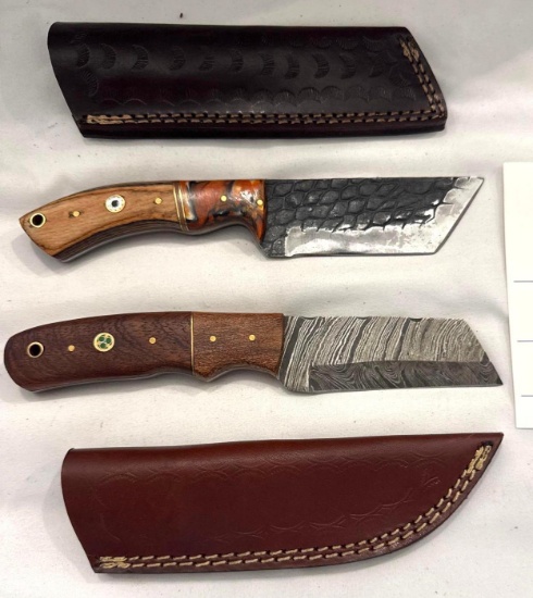 2 Custom Made Knives by MHS Cutlery
